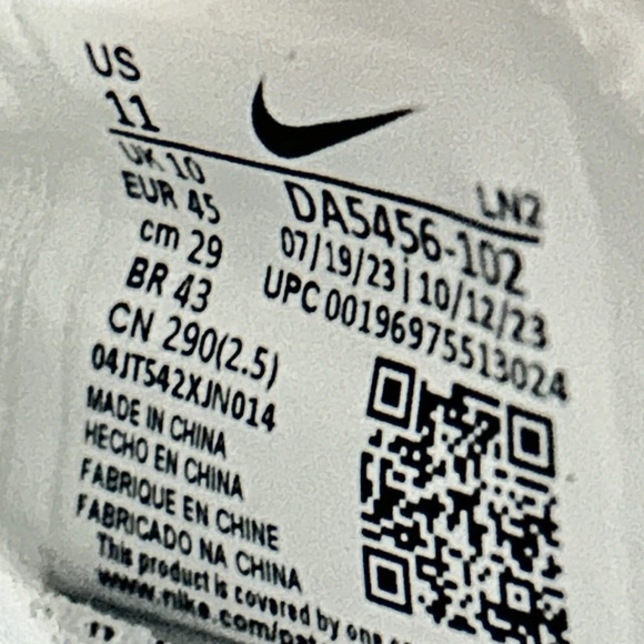 Nike Vapor Edge Pro 360 2 “White Silver” Men’s Size 8-13 Football Cleats - Picture 12 of 14